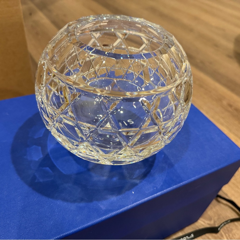 Elegant Crystal Sphere by St Louis